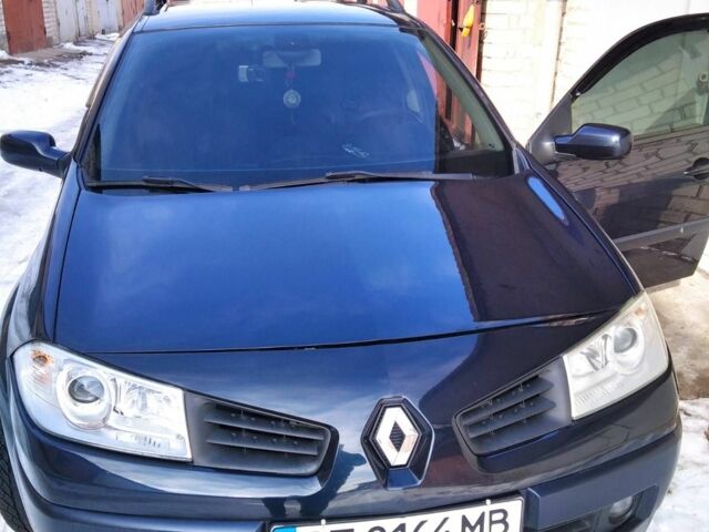 Синий Рено Меган, объемом двигателя 1.6 л и пробегом 194 тыс. км за 4800 $, фото 1 на Automoto.ua