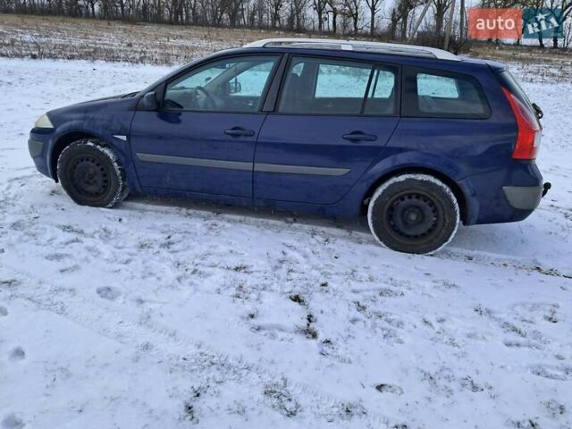 Синий Рено Меган, объемом двигателя 1.46 л и пробегом 249 тыс. км за 4800 $, фото 7 на Automoto.ua