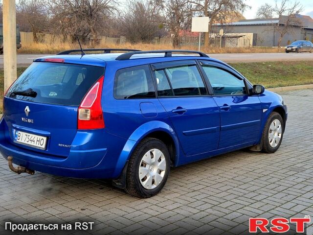 Синий Рено Меган, объемом двигателя 1.6 л и пробегом 205 тыс. км за 5200 $, фото 1 на Automoto.ua