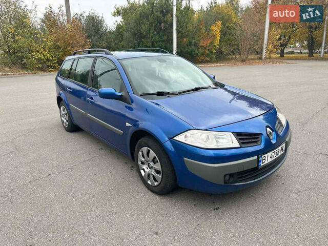 Синий Рено Меган, объемом двигателя 1.6 л и пробегом 190 тыс. км за 5500 $, фото 20 на Automoto.ua