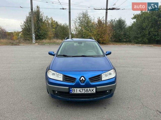 Синий Рено Меган, объемом двигателя 1.6 л и пробегом 190 тыс. км за 5500 $, фото 3 на Automoto.ua