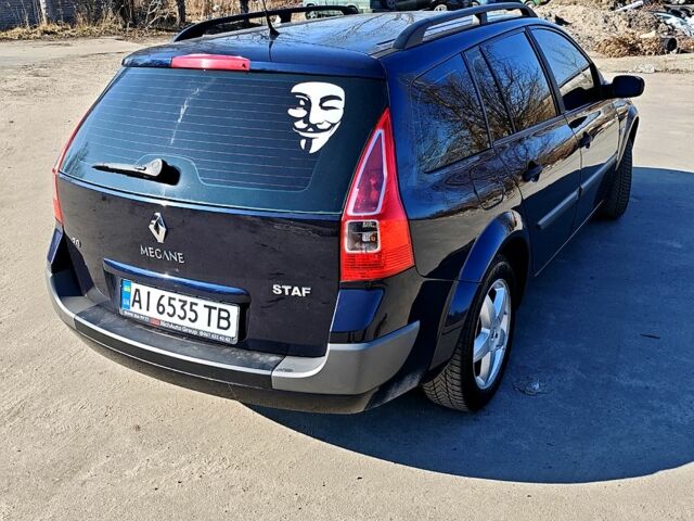 Синий Рено Меган, объемом двигателя 2 л и пробегом 180 тыс. км за 6500 $, фото 2 на Automoto.ua