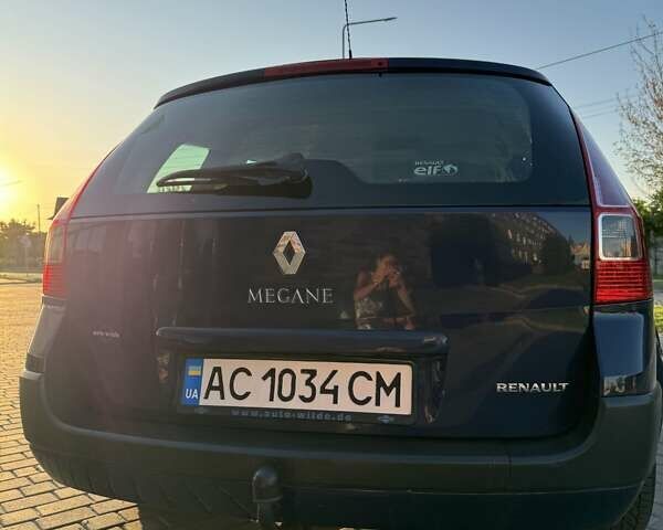 Синий Рено Меган, объемом двигателя 1.5 л и пробегом 253 тыс. км за 5300 $, фото 10 на Automoto.ua
