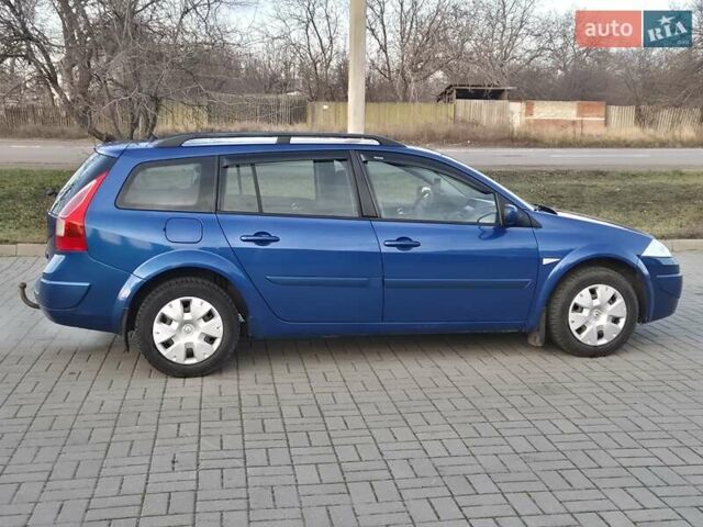 Синій Рено Меган, об'ємом двигуна 1.6 л та пробігом 205 тис. км за 5200 $, фото 1 на Automoto.ua