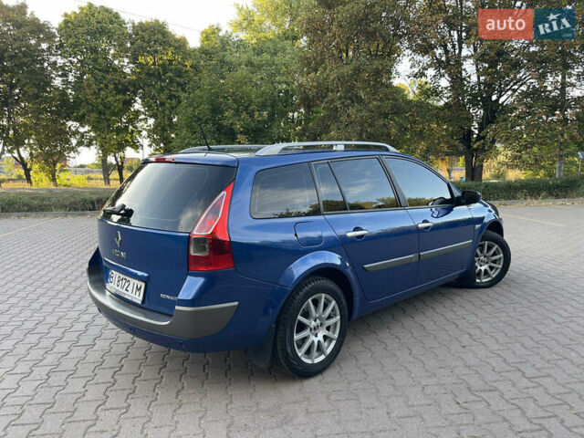 Синий Рено Меган, объемом двигателя 1.5 л и пробегом 240 тыс. км за 6350 $, фото 2 на Automoto.ua
