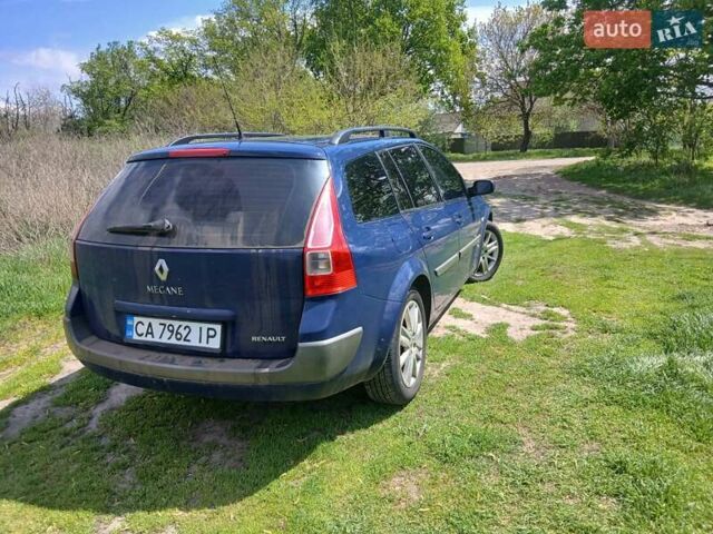 Синий Рено Меган, объемом двигателя 1.6 л и пробегом 292 тыс. км за 5500 $, фото 4 на Automoto.ua