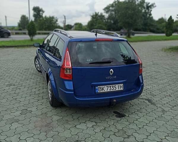 Синий Рено Меган, объемом двигателя 1.5 л и пробегом 316 тыс. км за 5200 $, фото 4 на Automoto.ua