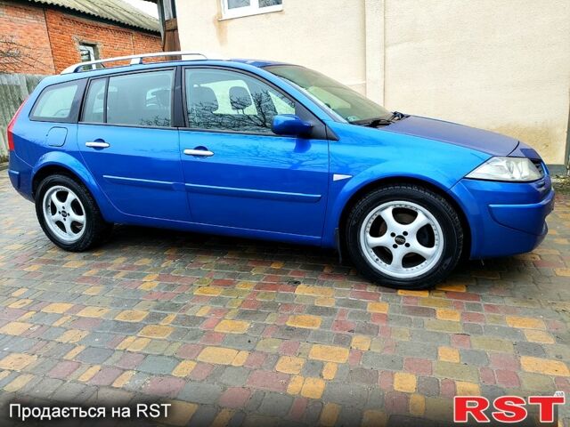 Синий Рено Меган, объемом двигателя 1.6 л и пробегом 209 тыс. км за 5200 $, фото 3 на Automoto.ua