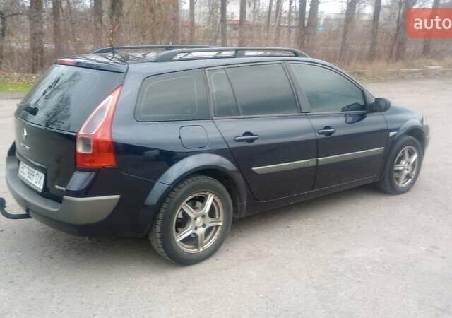 Синий Рено Меган, объемом двигателя 1.5 л и пробегом 170 тыс. км за 4100 $, фото 9 на Automoto.ua