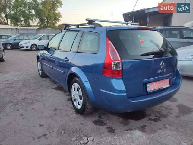 Синий Рено Меган, объемом двигателя 1.6 л и пробегом 200 тыс. км за 5500 $, фото 6 на Automoto.ua