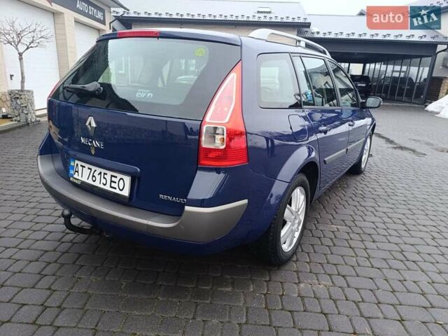 Синий Рено Меган, объемом двигателя 1.6 л и пробегом 198 тыс. км за 4800 $, фото 17 на Automoto.ua