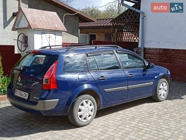Синий Рено Меган, объемом двигателя 1.6 л и пробегом 196 тыс. км за 5000 $, фото 11 на Automoto.ua