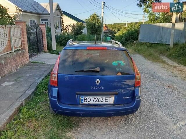 Синий Рено Меган, объемом двигателя 1.6 л и пробегом 114 тыс. км за 6300 $, фото 3 на Automoto.ua