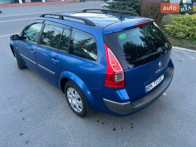 Синий Рено Меган, объемом двигателя 1.6 л и пробегом 260 тыс. км за 4450 $, фото 9 на Automoto.ua