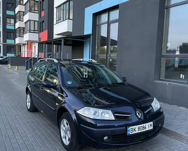 Синий Рено Меган, объемом двигателя 1.6 л и пробегом 216 тыс. км за 6200 $, фото 1 на Automoto.ua