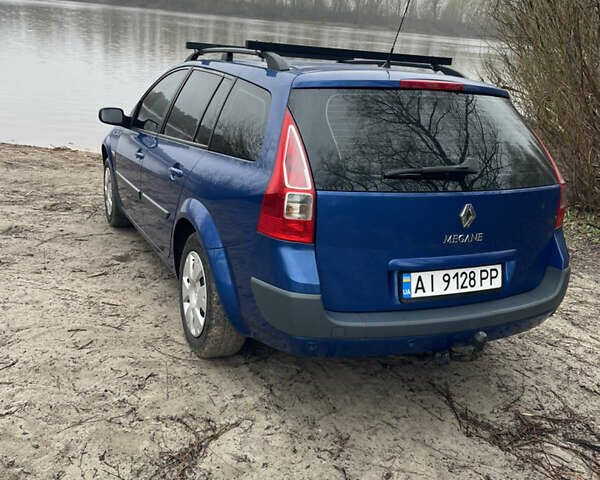Синий Рено Меган, объемом двигателя 1.6 л и пробегом 208 тыс. км за 6300 $, фото 6 на Automoto.ua