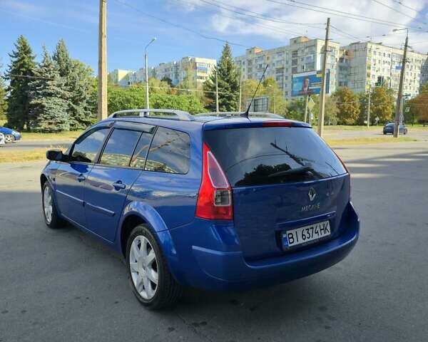 Синий Рено Меган, объемом двигателя 1.6 л и пробегом 241 тыс. км за 5700 $, фото 4 на Automoto.ua