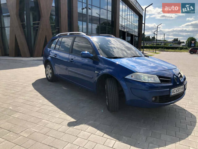 Синий Рено Меган, объемом двигателя 1.6 л и пробегом 260 тыс. км за 6500 $, фото 16 на Automoto.ua
