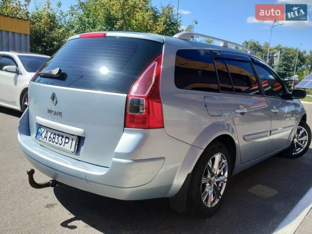 Синий Рено Меган, объемом двигателя 1.6 л и пробегом 266 тыс. км за 5800 $, фото 5 на Automoto.ua