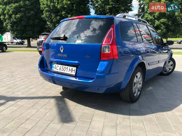 Синий Рено Меган, объемом двигателя 1.6 л и пробегом 260 тыс. км за 6500 $, фото 12 на Automoto.ua