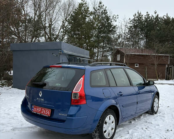 Синий Рено Меган, объемом двигателя 1.6 л и пробегом 215 тыс. км за 5800 $, фото 9 на Automoto.ua