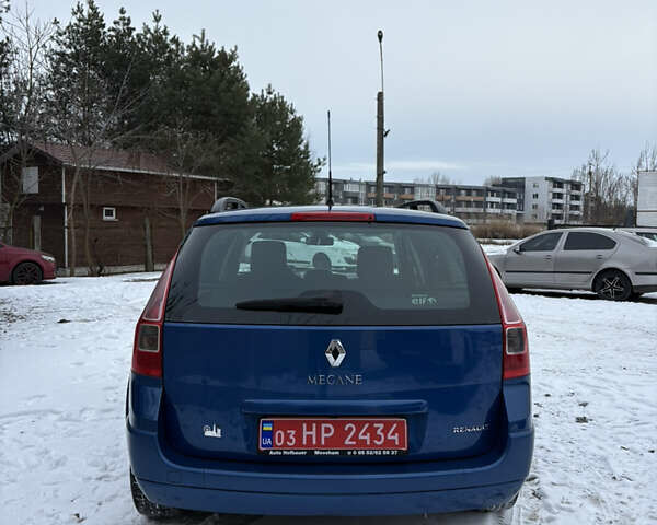 Синий Рено Меган, объемом двигателя 1.6 л и пробегом 215 тыс. км за 5800 $, фото 10 на Automoto.ua