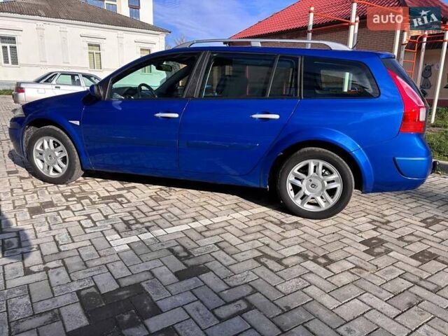 Синий Рено Меган, объемом двигателя 1.6 л и пробегом 206 тыс. км за 6200 $, фото 3 на Automoto.ua