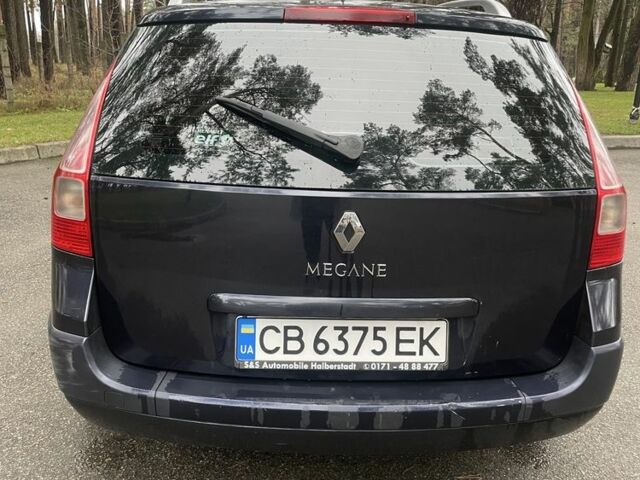Синий Рено Меган, объемом двигателя 1.5 л и пробегом 235 тыс. км за 5400 $, фото 3 на Automoto.ua