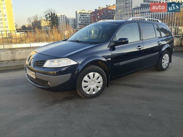 Синий Рено Меган, объемом двигателя 1.6 л и пробегом 263 тыс. км за 4190 $, фото 1 на Automoto.ua