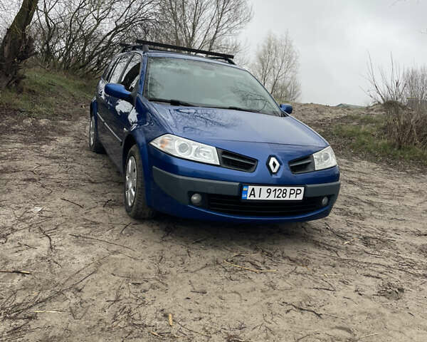 Синий Рено Меган, объемом двигателя 1.6 л и пробегом 208 тыс. км за 6300 $, фото 2 на Automoto.ua