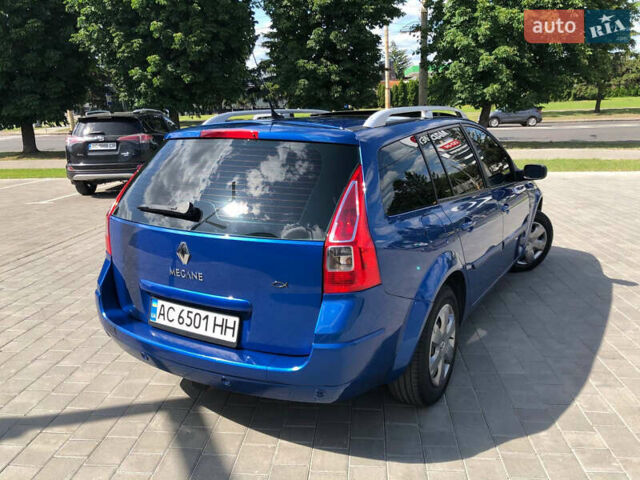 Синий Рено Меган, объемом двигателя 1.6 л и пробегом 260 тыс. км за 6500 $, фото 2 на Automoto.ua