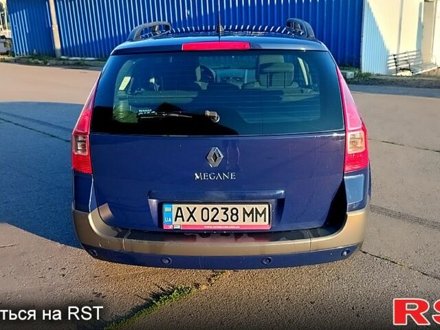 Синий Рено Меган, объемом двигателя 1.6 л и пробегом 252 тыс. км за 5600 $, фото 3 на Automoto.ua