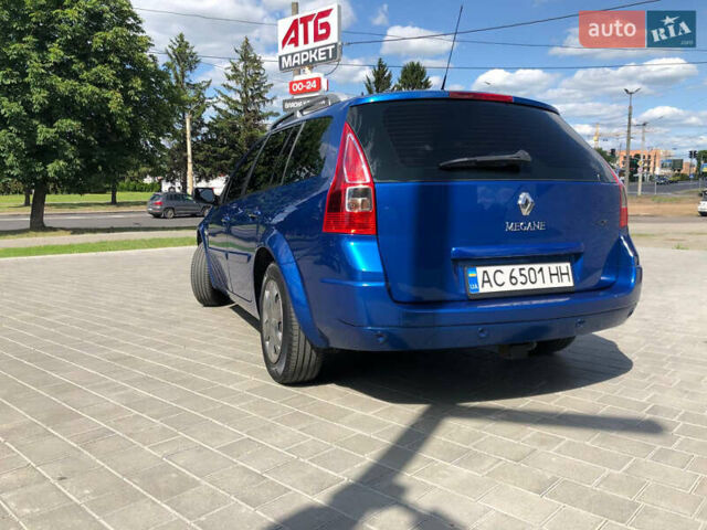 Синий Рено Меган, объемом двигателя 1.6 л и пробегом 260 тыс. км за 6500 $, фото 10 на Automoto.ua
