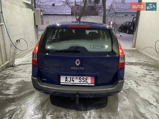 Синий Рено Меган, объемом двигателя 1.6 л и пробегом 206 тыс. км за 3999 $, фото 4 на Automoto.ua