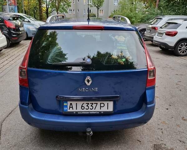 Синий Рено Меган, объемом двигателя 1.6 л и пробегом 228 тыс. км за 5500 $, фото 9 на Automoto.ua