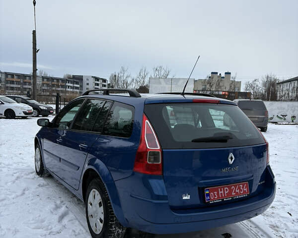 Синий Рено Меган, объемом двигателя 1.6 л и пробегом 215 тыс. км за 5800 $, фото 11 на Automoto.ua