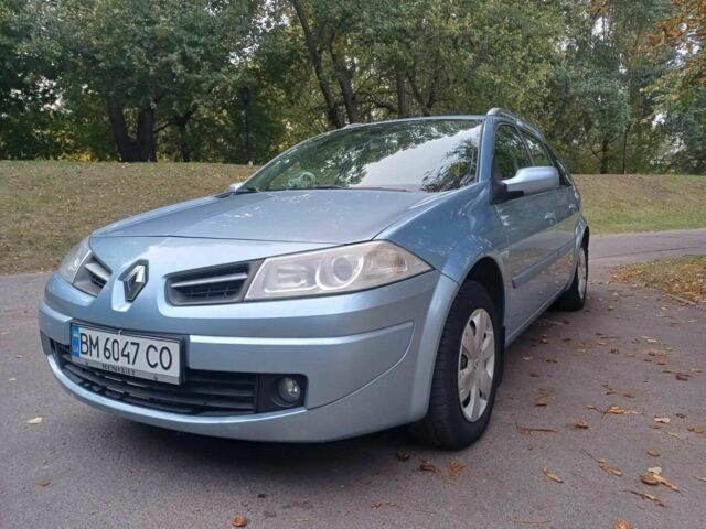 Синий Рено Меган, объемом двигателя 1.6 л и пробегом 195 тыс. км за 4500 $, фото 2 на Automoto.ua