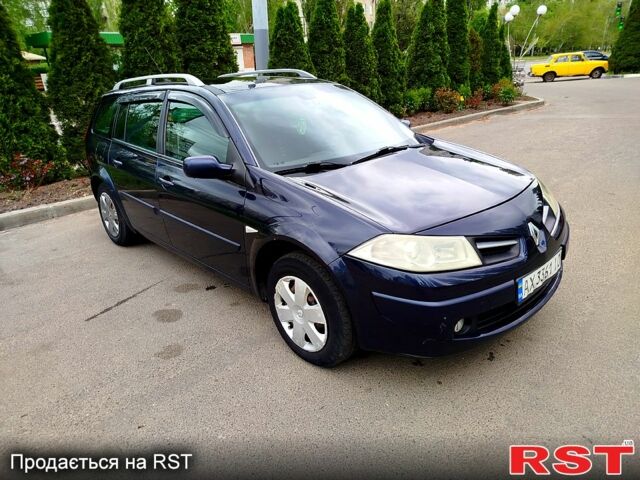 Синий Рено Меган, объемом двигателя 1.6 л и пробегом 420 тыс. км за 4500 $, фото 2 на Automoto.ua