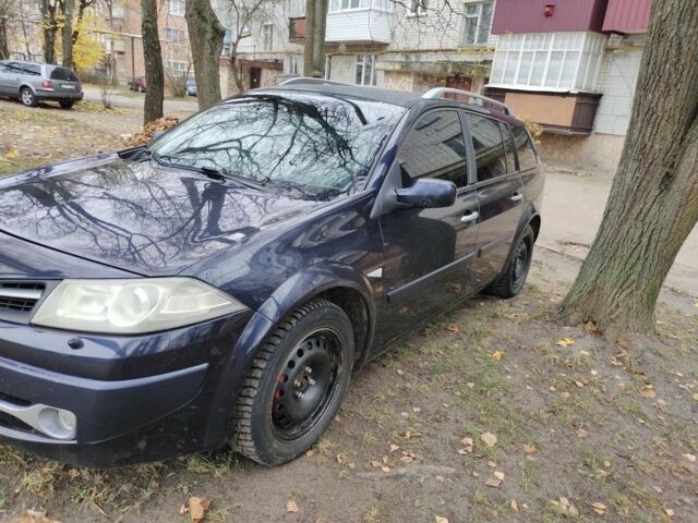 Синий Рено Меган, объемом двигателя 1.5 л и пробегом 390 тыс. км за 4800 $, фото 3 на Automoto.ua
