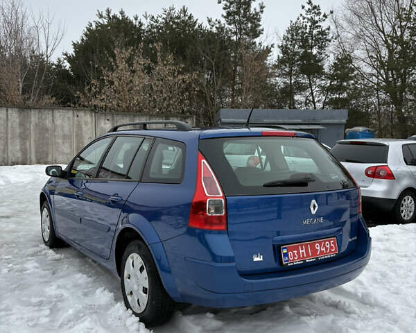 Синий Рено Меган, объемом двигателя 1.6 л и пробегом 215 тыс. км за 5300 $, фото 12 на Automoto.ua