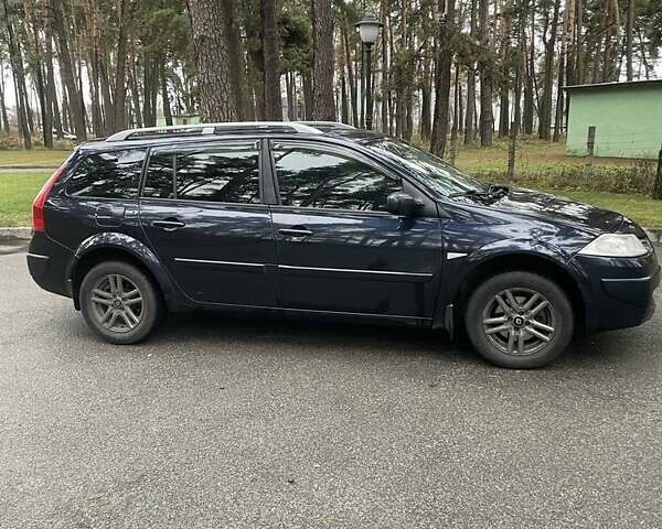 Синий Рено Меган, объемом двигателя 1.5 л и пробегом 235 тыс. км за 5400 $, фото 1 на Automoto.ua
