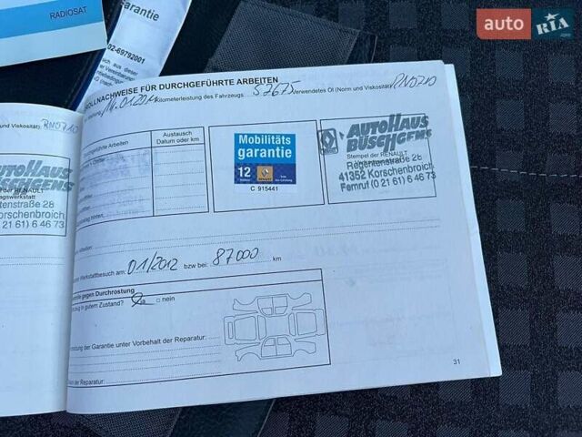 Синий Рено Меган, объемом двигателя 1.6 л и пробегом 212 тыс. км за 5600 $, фото 159 на Automoto.ua