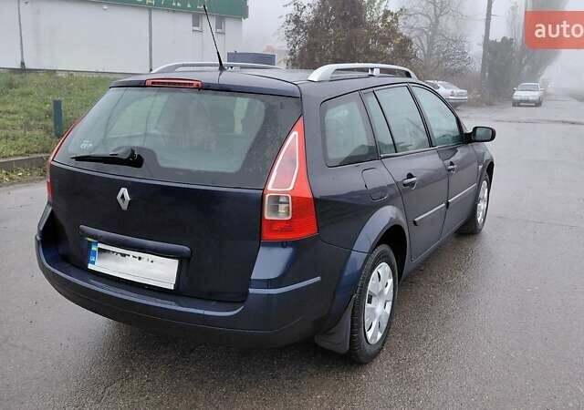 Синий Рено Меган, объемом двигателя 1.5 л и пробегом 244 тыс. км за 4900 $, фото 4 на Automoto.ua