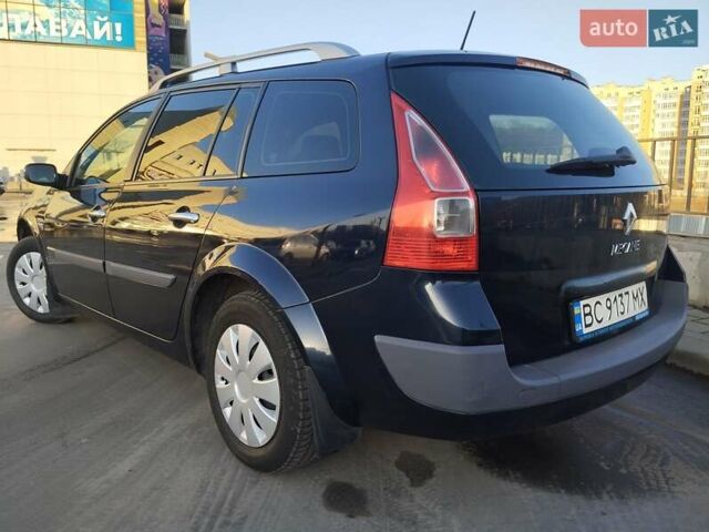 Синий Рено Меган, объемом двигателя 1.6 л и пробегом 263 тыс. км за 4290 $, фото 9 на Automoto.ua