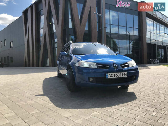 Синий Рено Меган, объемом двигателя 1.6 л и пробегом 260 тыс. км за 6500 $, фото 3 на Automoto.ua