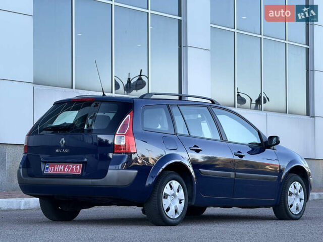 Рено Меган 2009 у Белой Церкве на Automoto.ua Синій Рено Меган, об'ємом двигуна 1.6 л та пробігом 202 тис. км за 5500 $, фото 64 на Automoto.ua