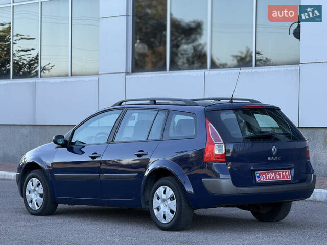 Рено Меган 2009 у Белой Церкве на Automoto.ua Синій Рено Меган, об'ємом двигуна 1.6 л та пробігом 202 тис. км за 5500 $, фото 57 на Automoto.ua