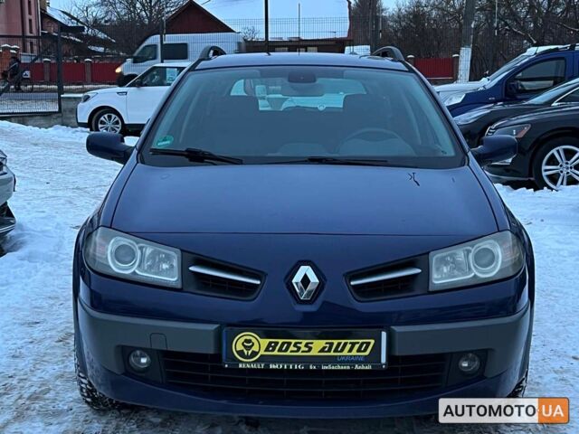 Синий Рено Меган, объемом двигателя 1.6 л и пробегом 161 тыс. км за 5899 $, фото 1 на Automoto.ua