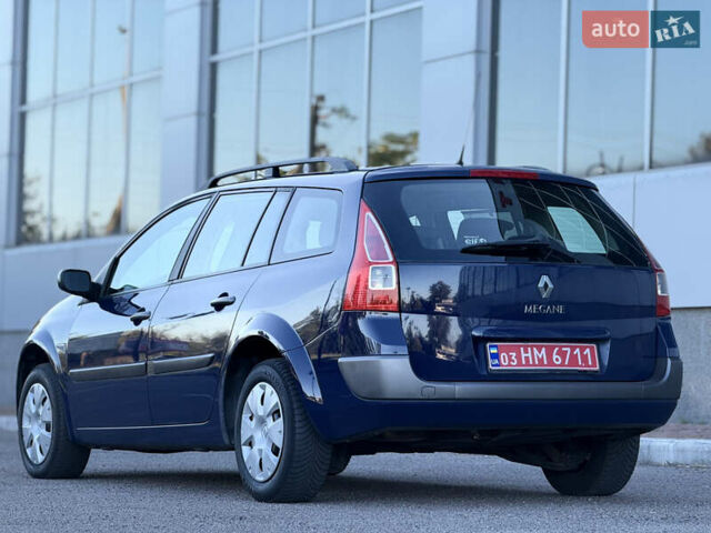 Рено Меган 2009 у Белой Церкве на Automoto.ua Синій Рено Меган, об'ємом двигуна 1.6 л та пробігом 202 тис. км за 5500 $, фото 15 на Automoto.ua