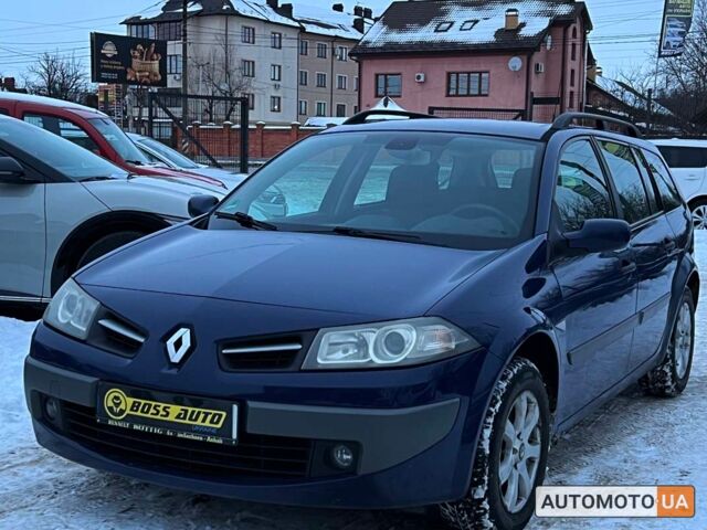 Синий Рено Меган, объемом двигателя 1.6 л и пробегом 161 тыс. км за 5899 $, фото 2 на Automoto.ua